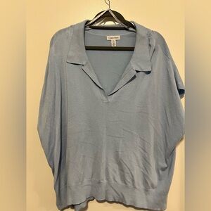Calvin Klein Sky Blue Knitwear
